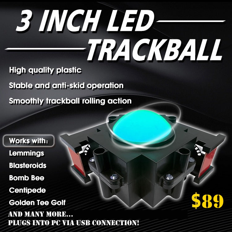 3 Inch LED Trackball